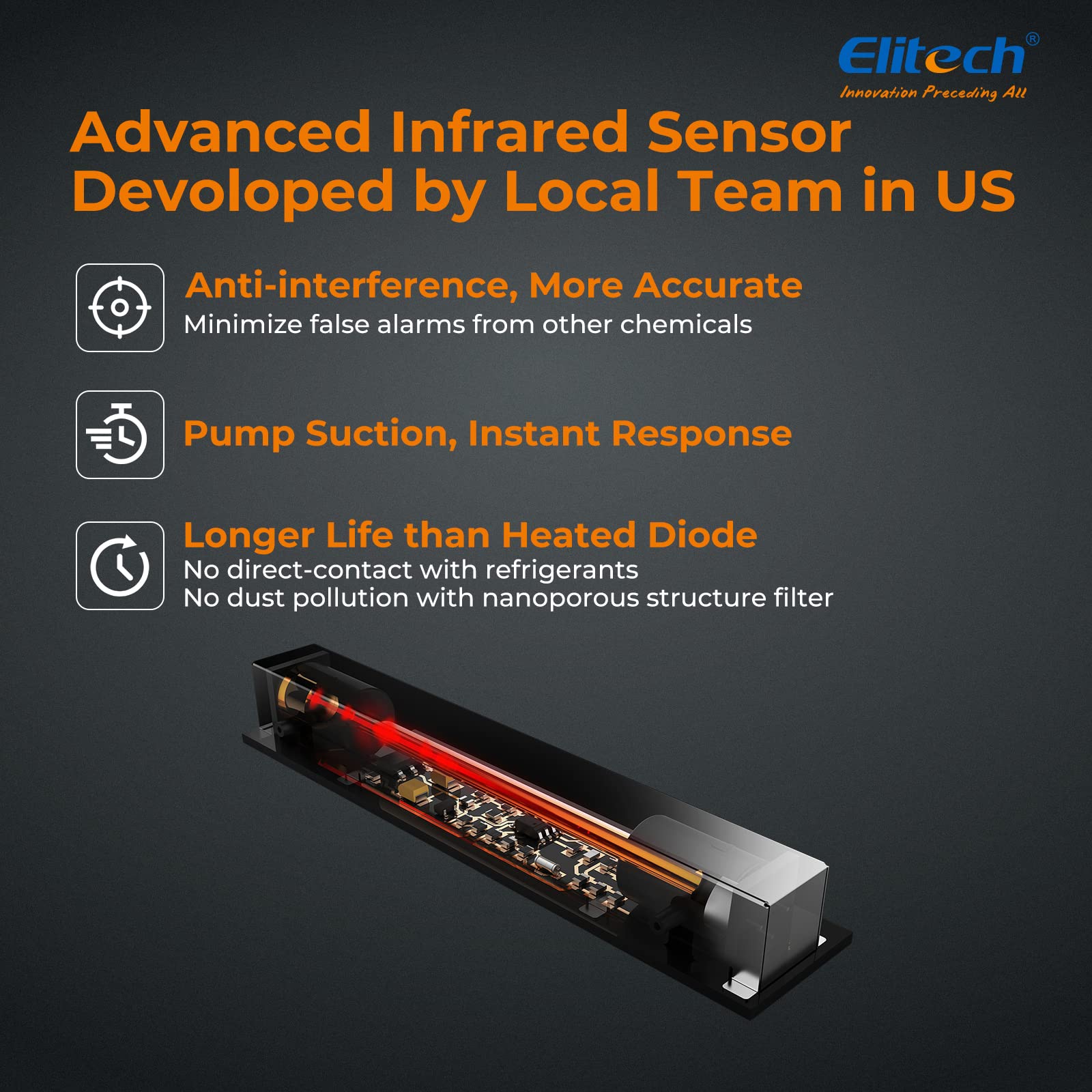 Elitech ILD-200 detects halogen gases for versatile service checks