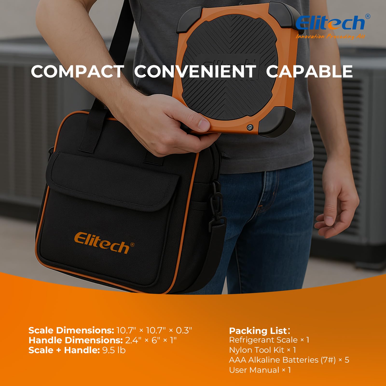 Elitech LMC-210 with Elitech Tools app for real-time readings.