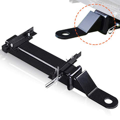 ELITEWILL golf cart hitch kit mounted on back seat for easy towing.