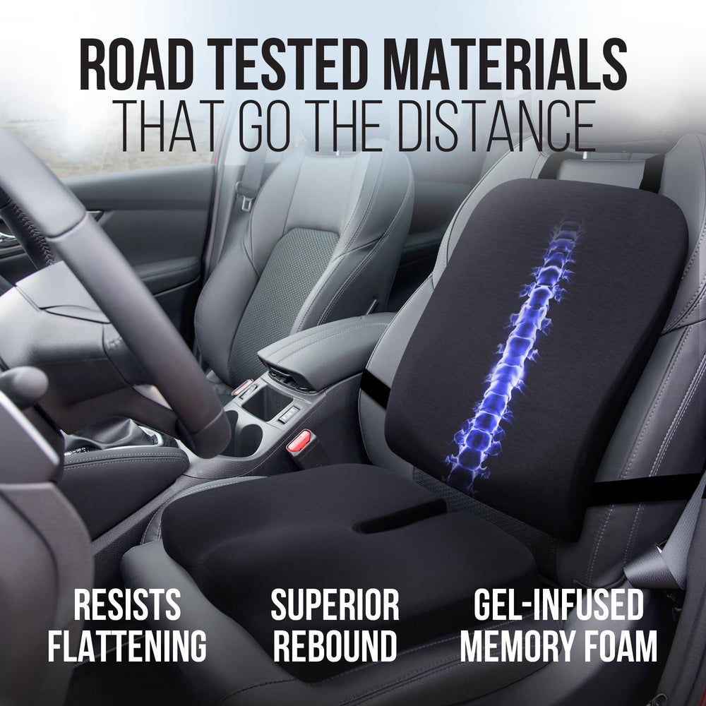 Elmara cushions showcase doctor-led design with back-support and a 2-year warranty.