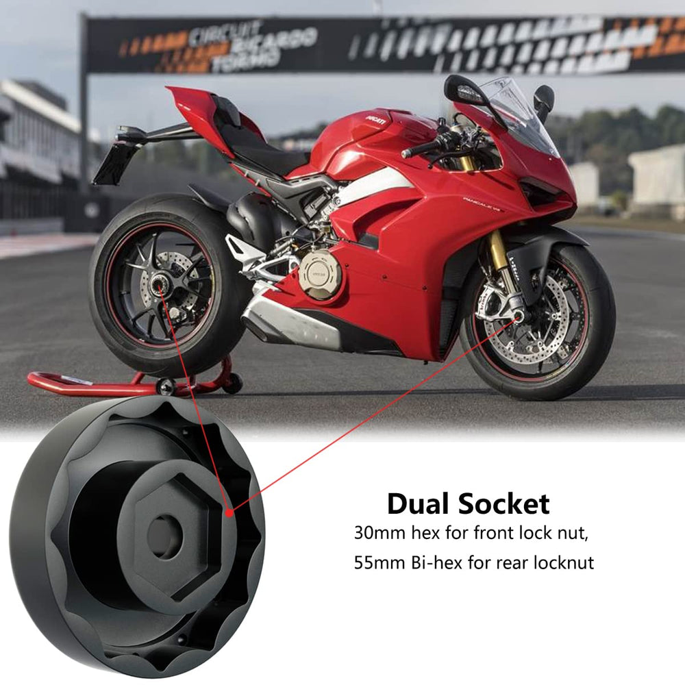 ELONN Ducati wheel nut socket rear dual-size for quick rear axle maintenance