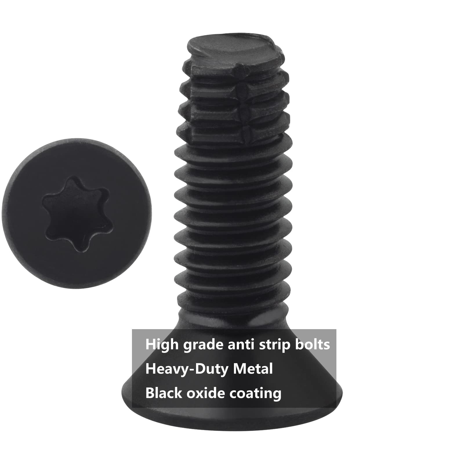 Elonn torx screws designed for doors and windshields on Jeep Wrangler.