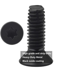 Elonn torx screws designed for doors and windshields on Jeep Wrangler.