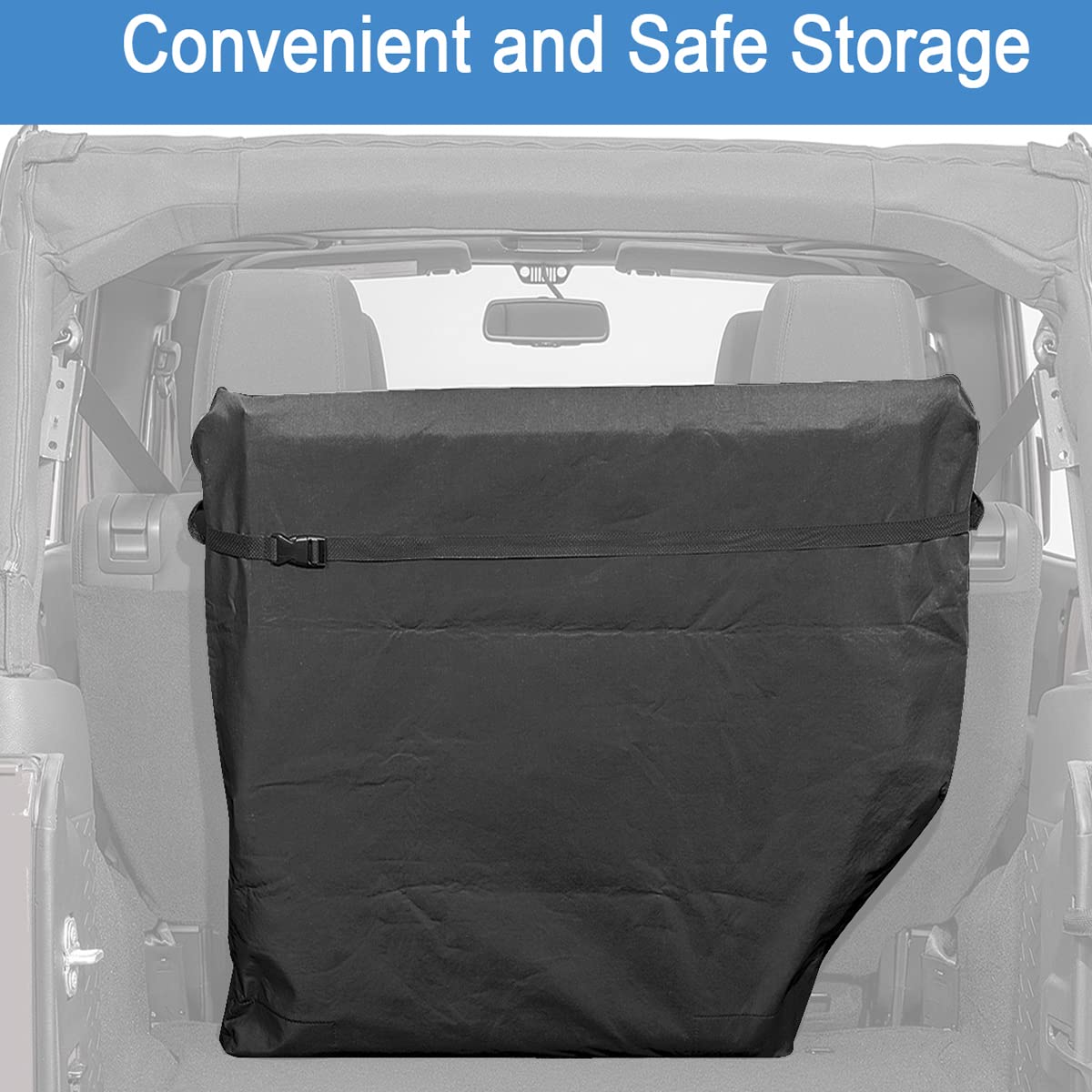ELONN Wrangler hardtop storage bag water-resistant fabric shields panels from dust