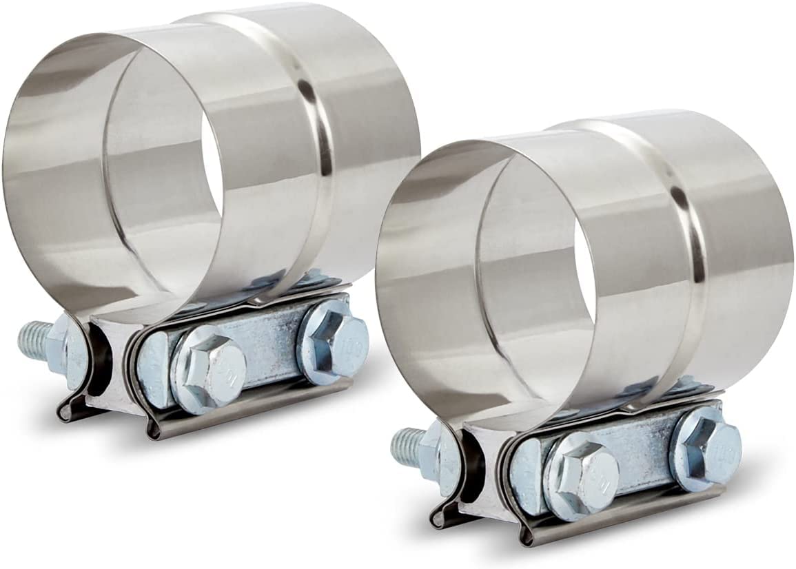 ELSHINE 1.5-inch lap joint clamp ready for quick exhaust pipe joining