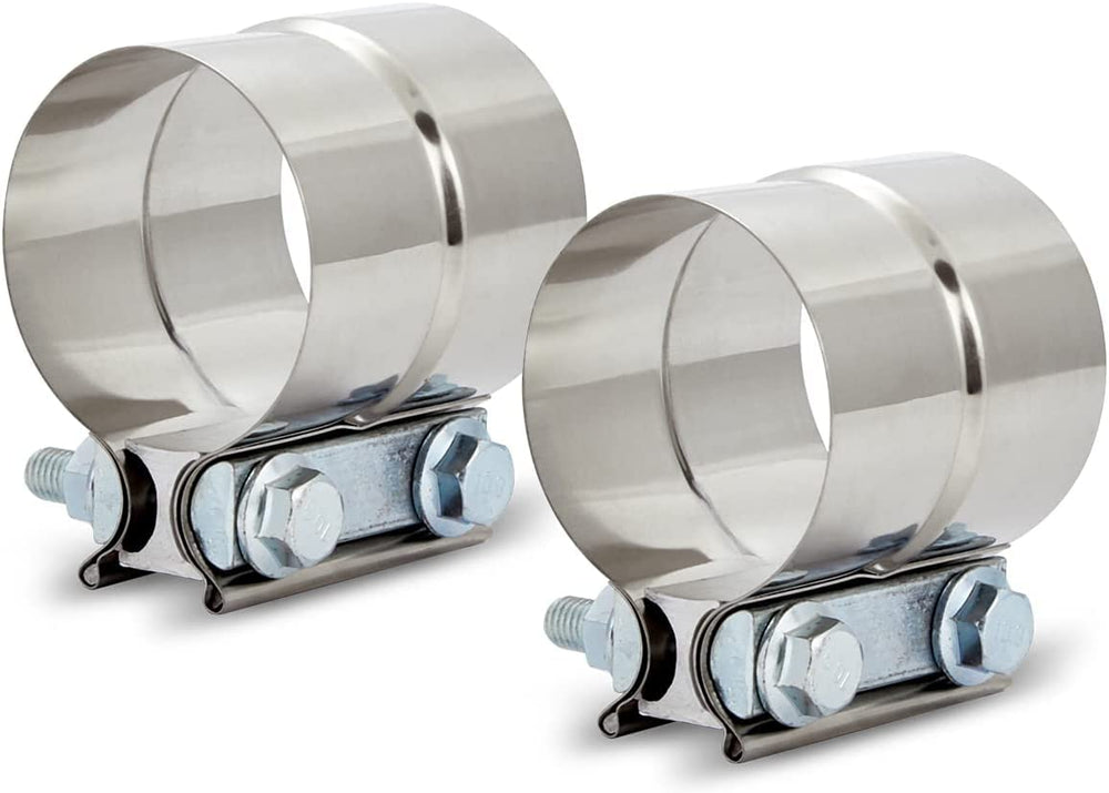 ELSHINE 1.5-inch lap joint clamp ready for quick exhaust pipe joining
