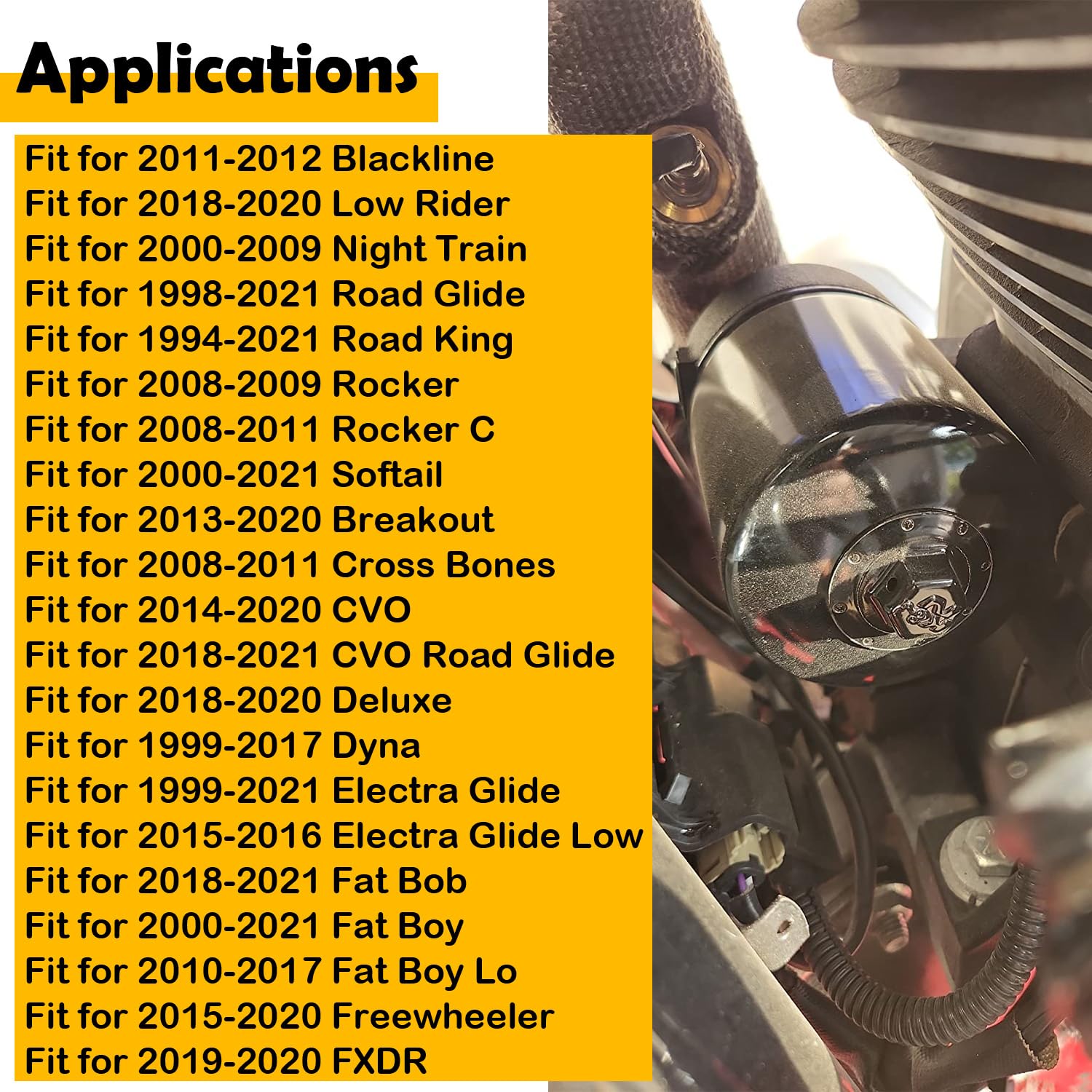 ELSOON KN-171B installed on a Harley Road Glide during routine maintenance.