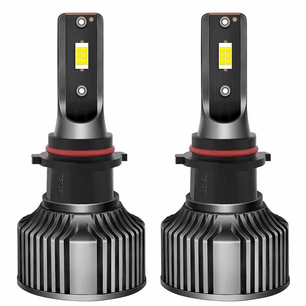 Eluseastar 12278 PSX26W fog light bulbs, front view for fog driving.