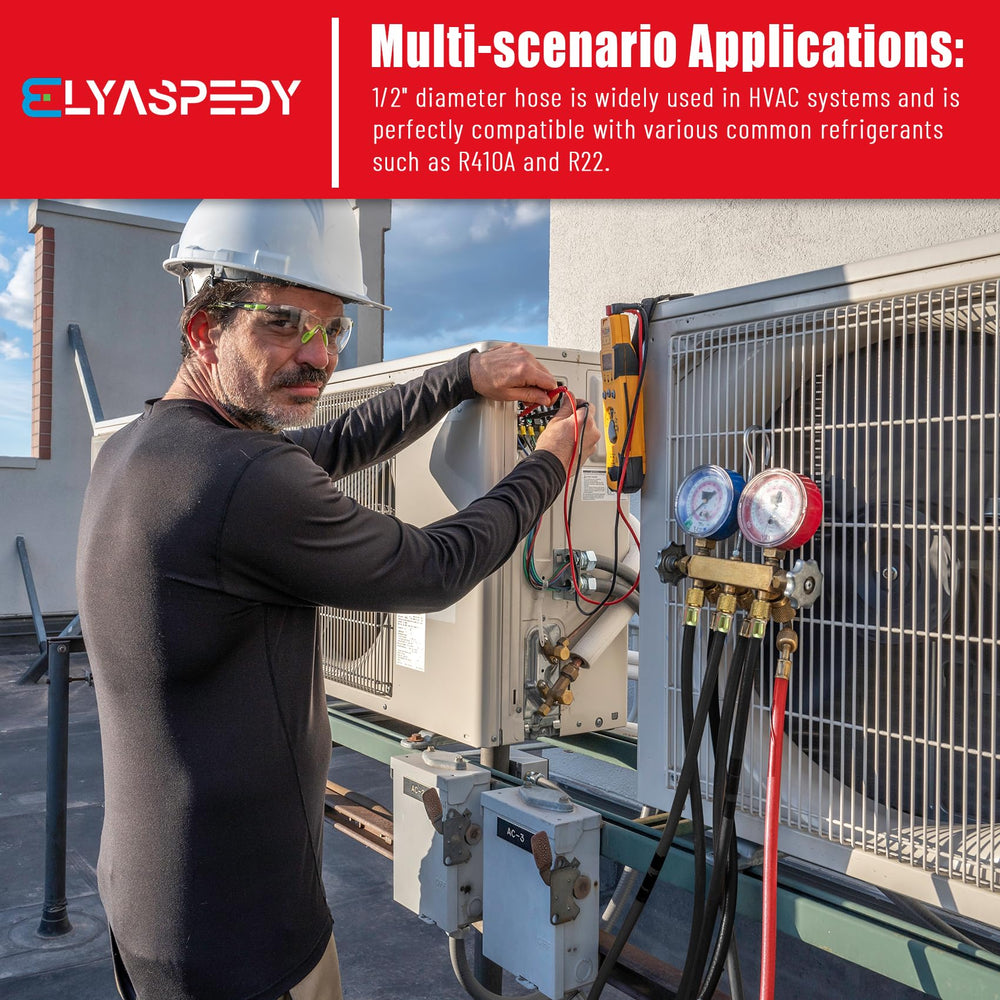 Elyaspedy in-use setup demonstrates smooth operation during HVAC maintenance.