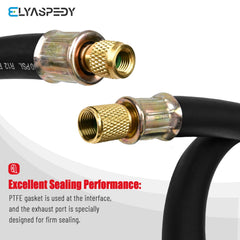 Elyaspedy PTFE gasket sealed connectors for reliable, leak-free fittings.