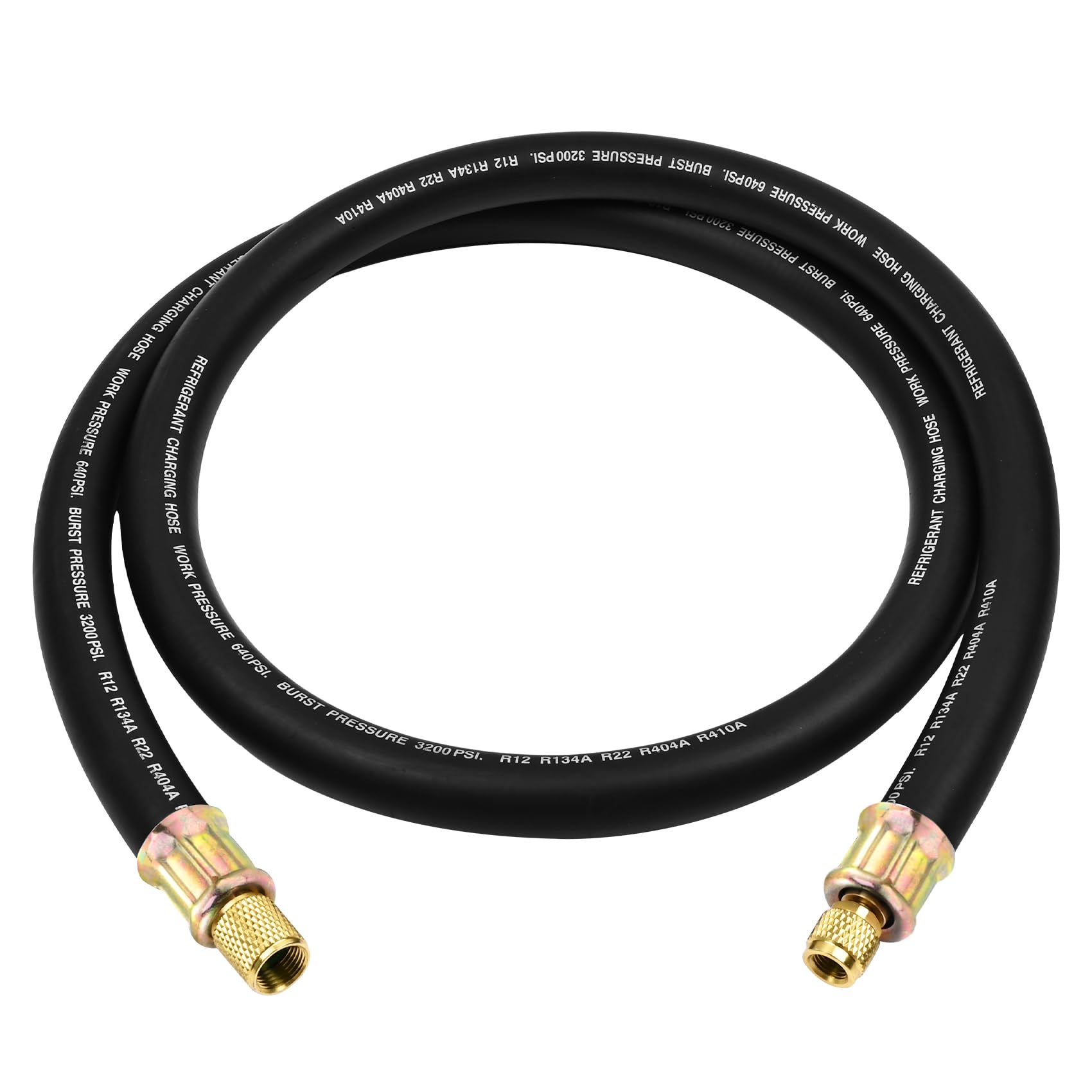 Elyaspedy half-inch ID HVAC hose delivers fast evacuation and versatile refrigerant use.