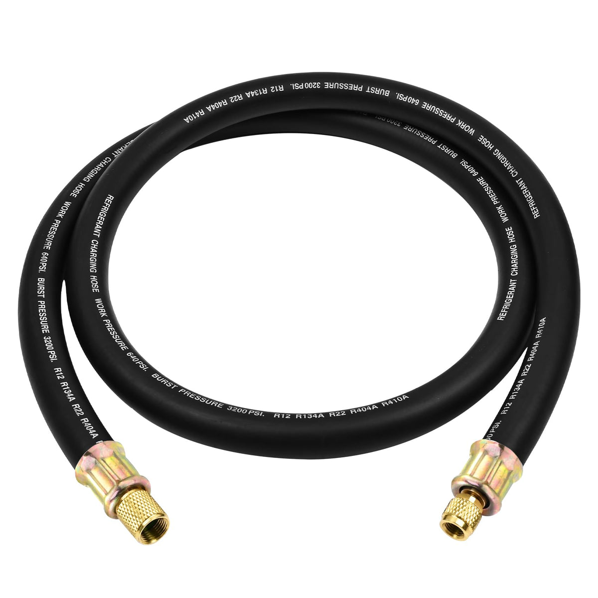 Elyaspedy half-inch ID HVAC hose delivers fast evacuation and versatile refrigerant use.