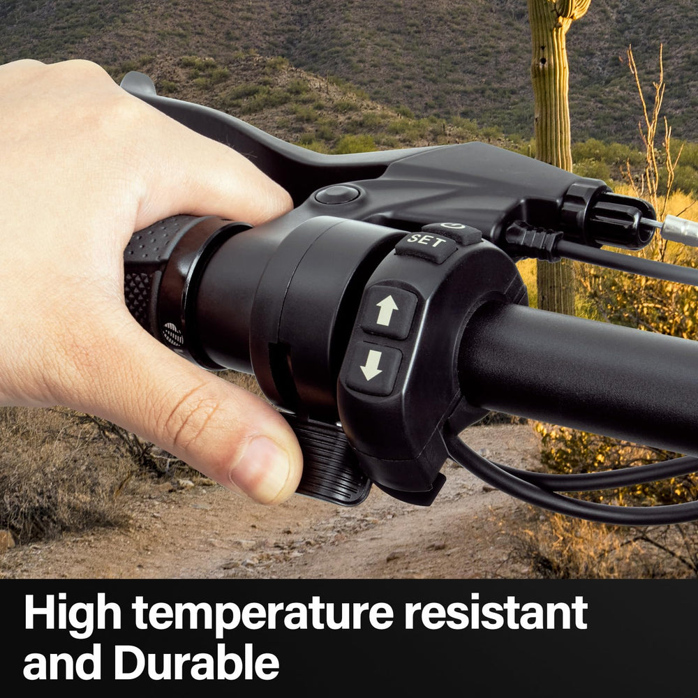 E-Mangue 130X thumb throttle fits 22.5 mm handlebars.