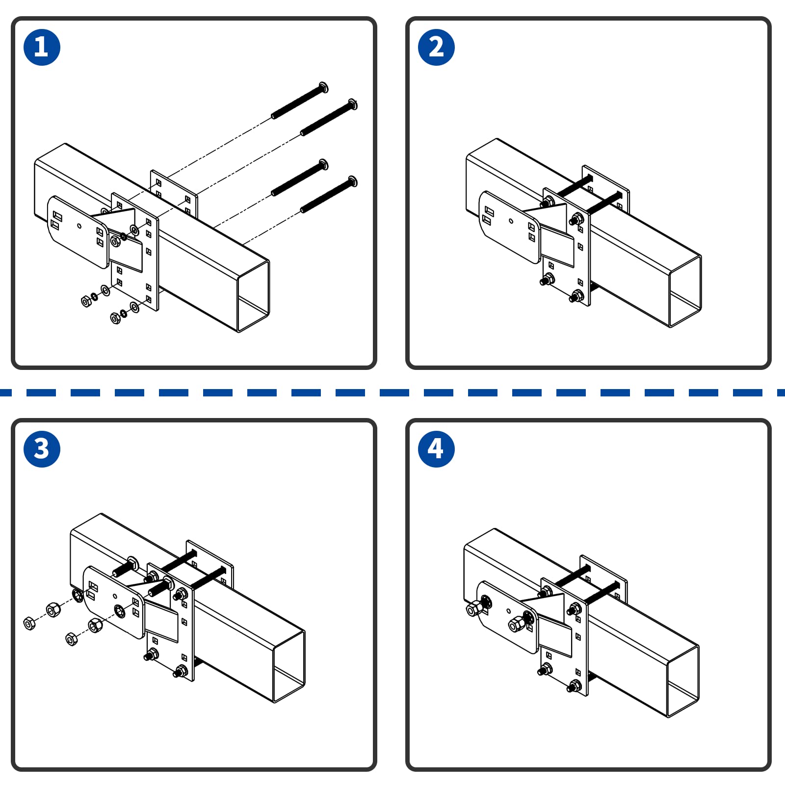 Emeroll heavy-duty carrier demonstrates compatibility with 4-, 5-, and 6-lug patterns.