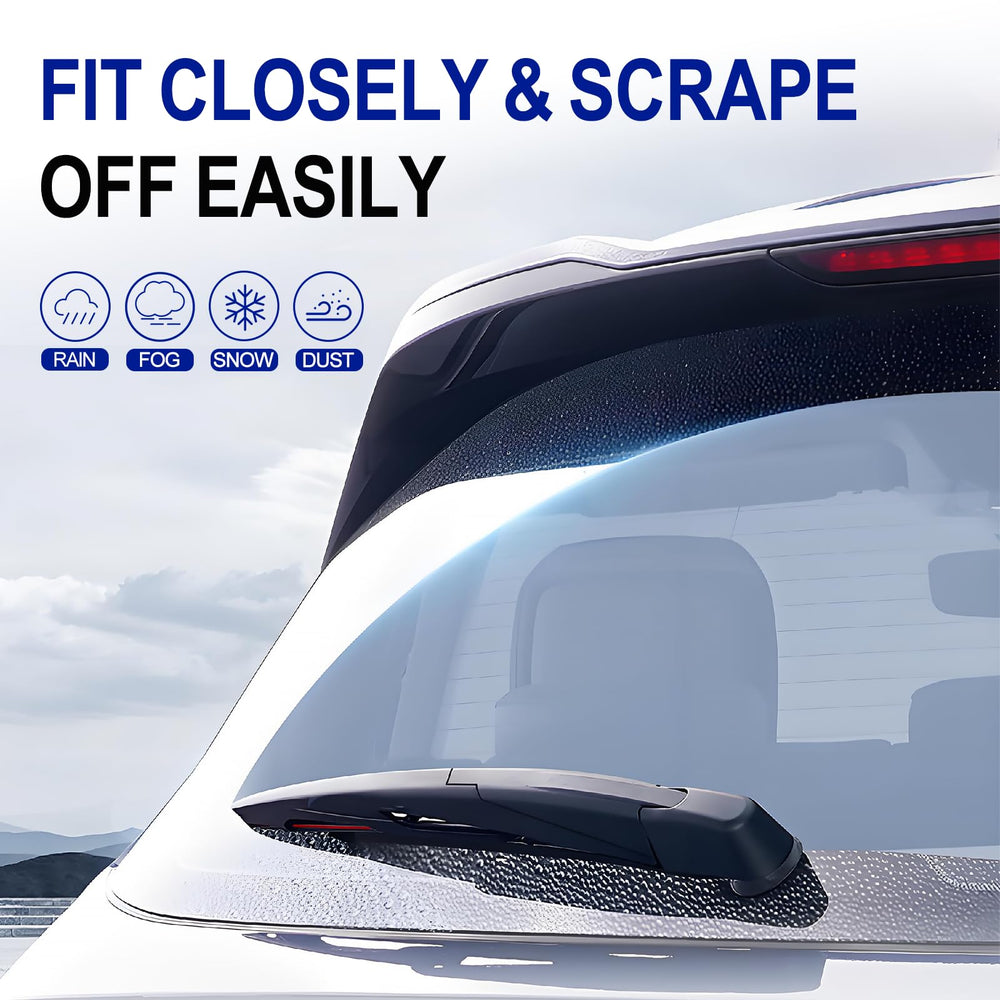 EMITHSUN natural rubber blade offers all-weather durability and streak-free wiping.