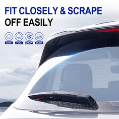 EMITHSUN natural rubber blade offers all-weather durability and streak-free wiping.