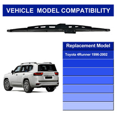 EMITHSUN OE-fit rear wiper for 4Runner installs in seconds with no adapters.