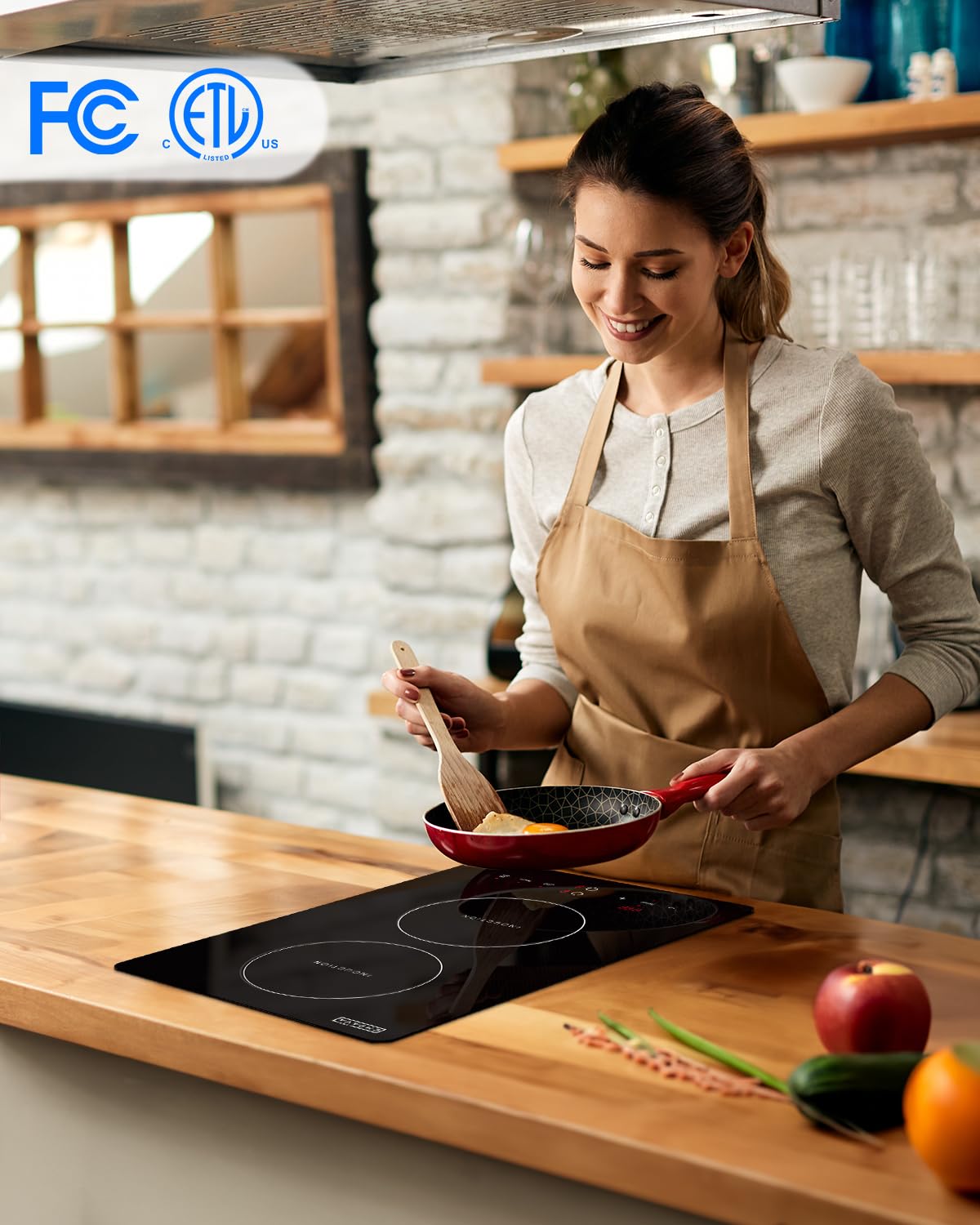 Empava vitro ceramic glass surface highlights easy cleaning and durable performance