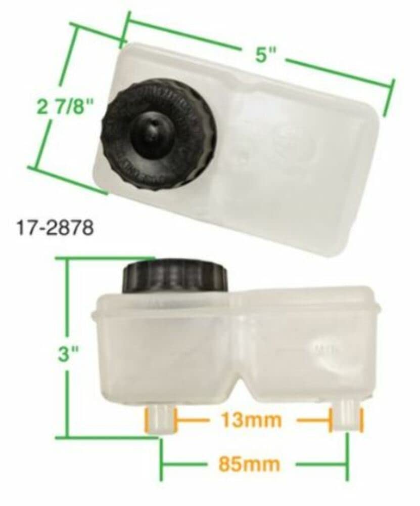 EMPI plastic cap included with no-hose design.
