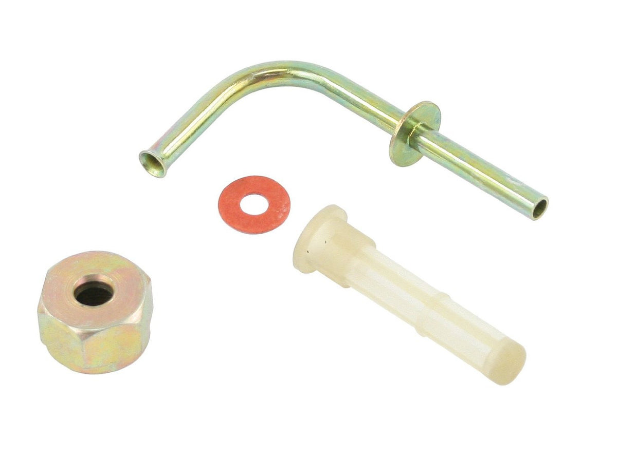 EMPI gas-tank-outlet-pipe-kit-strainer for reliable fuel flow on VW Type 1 Bug and Ghia