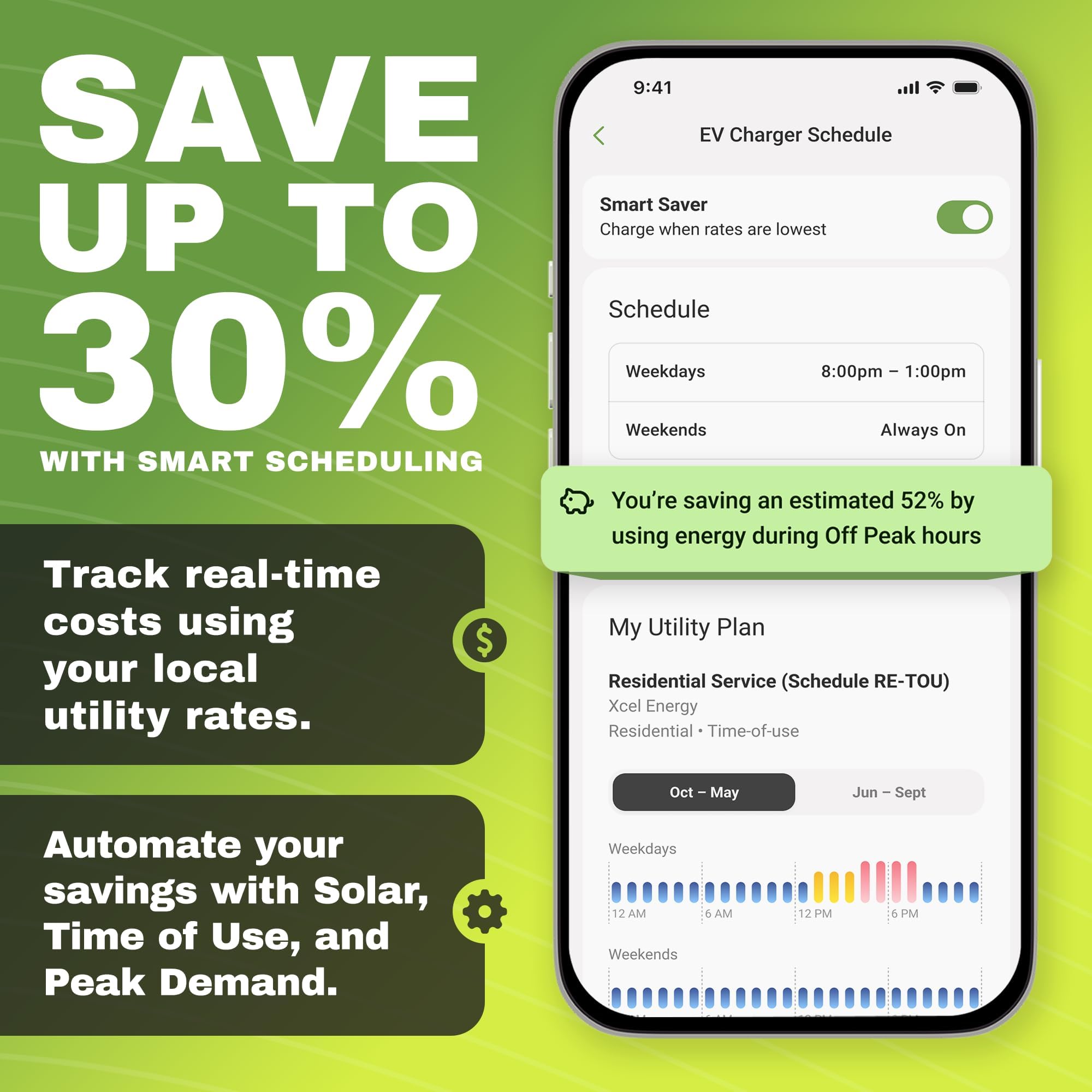 Emporia Level 2 EV Charger WiFi-enabled real-time energy data