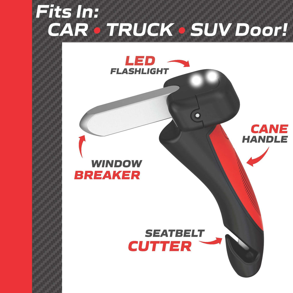 EMSON Car Cane window breaker for emergency scenarios
