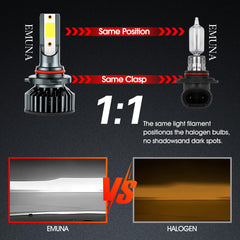EMuna Silverado 5202 fog light bulbs cut through fog for better roadside visibility