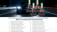 EMuna Silverado H11 low beam bulbs provide crisp illumination for safer night driving