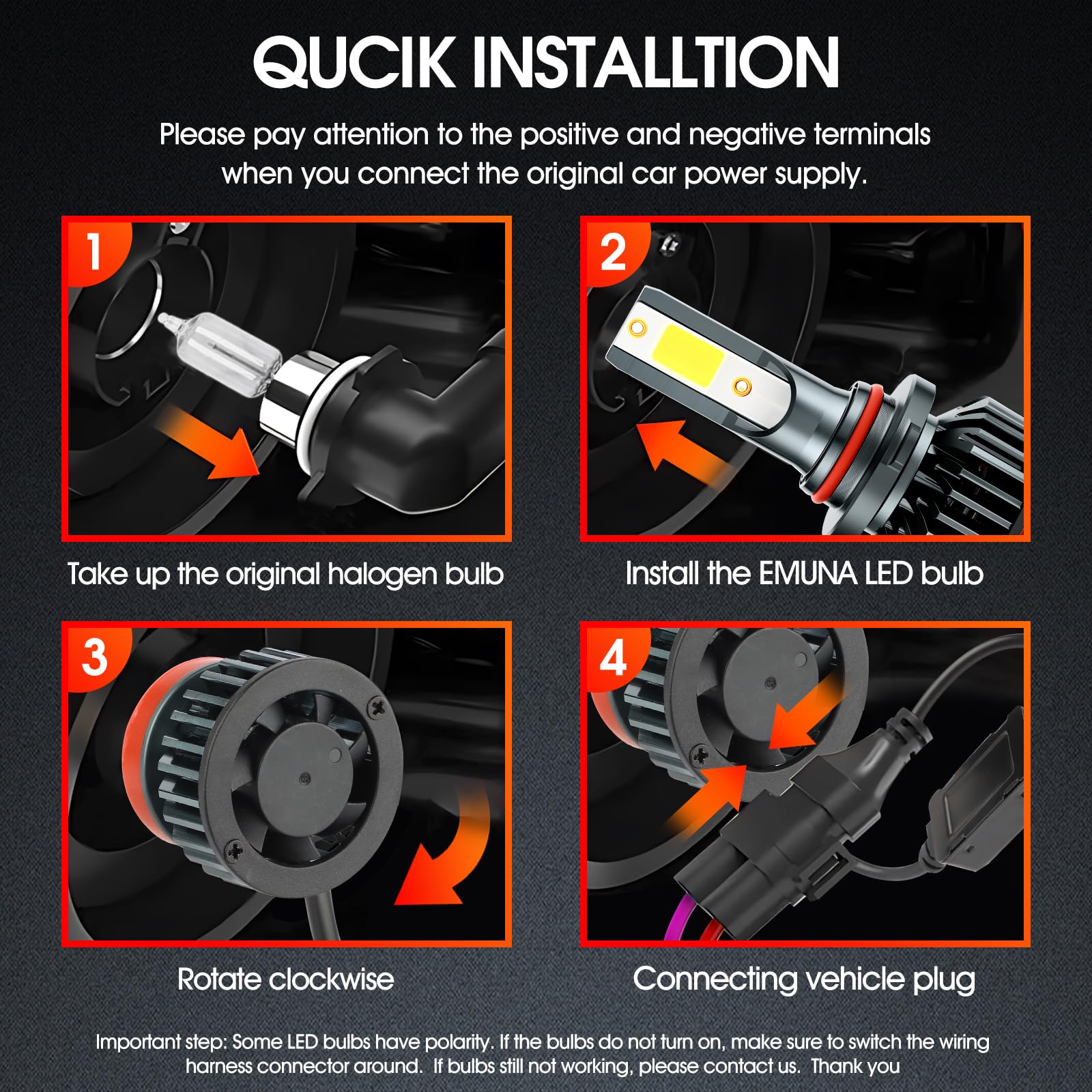 EMuna Silverado LED headlights installation shows a seamless fit