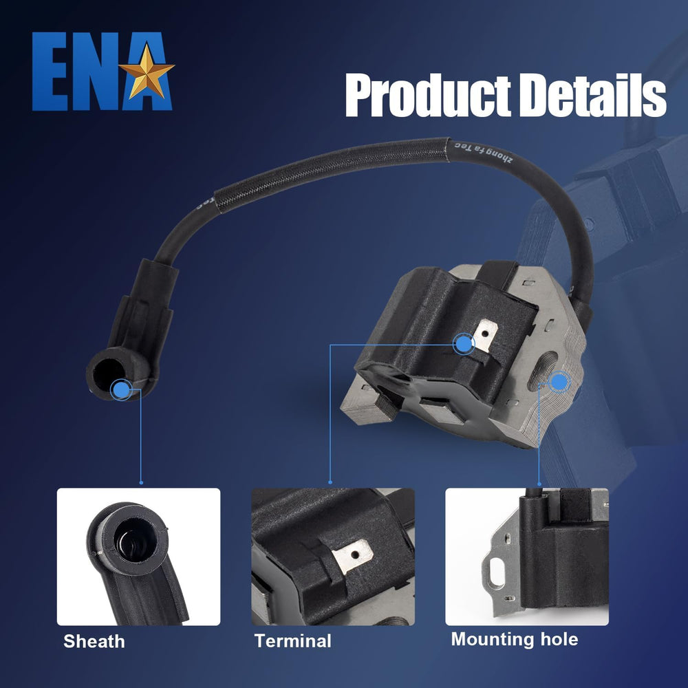 ENA 21171-0743 coil pack side view highlights quick plug and play install
