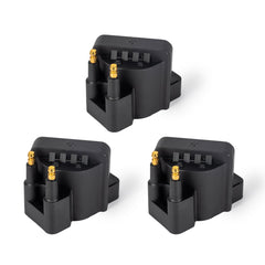 ENA 3-pack ignition coil pack front view for reliable ignition on V6 engines