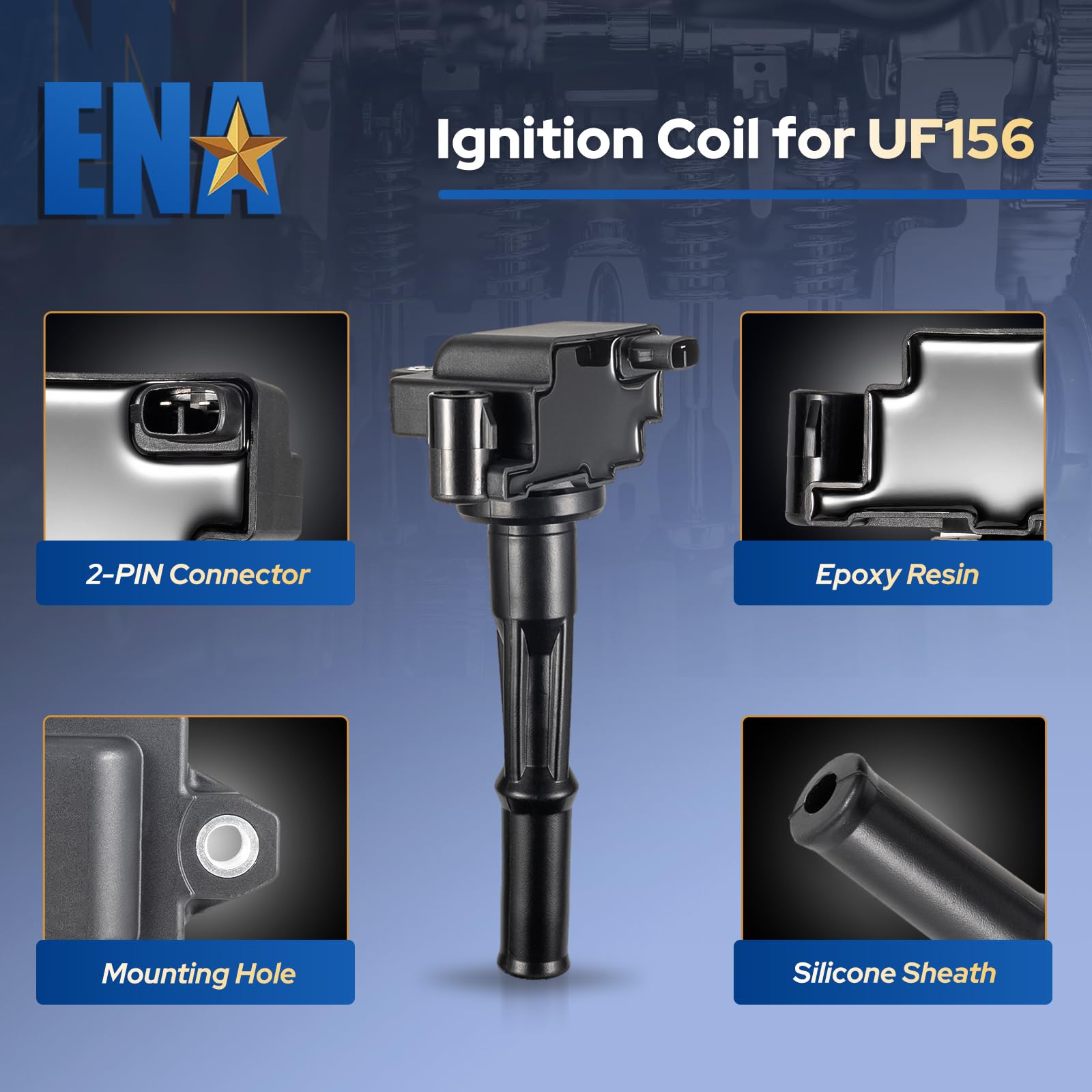 ENA UF156/C1041 compatible coils support easy replacement and steady performance