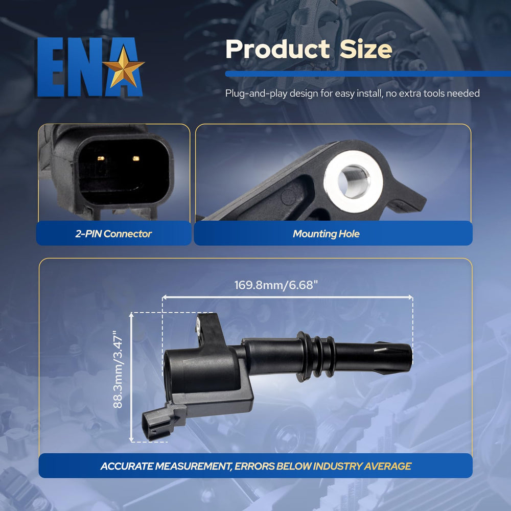 ENA 12-month warranty badge highlighting coverage