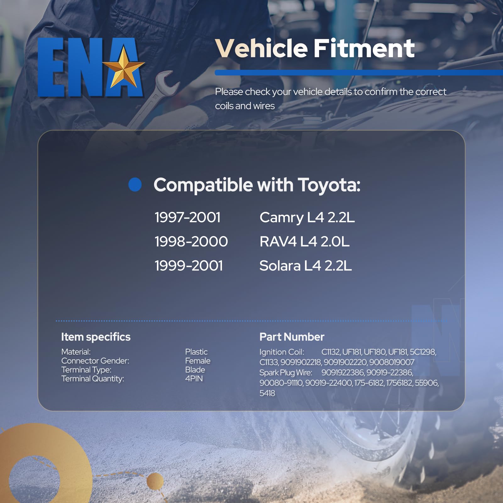 ENA compatibility guide helps verify fit with Toyota vehicles