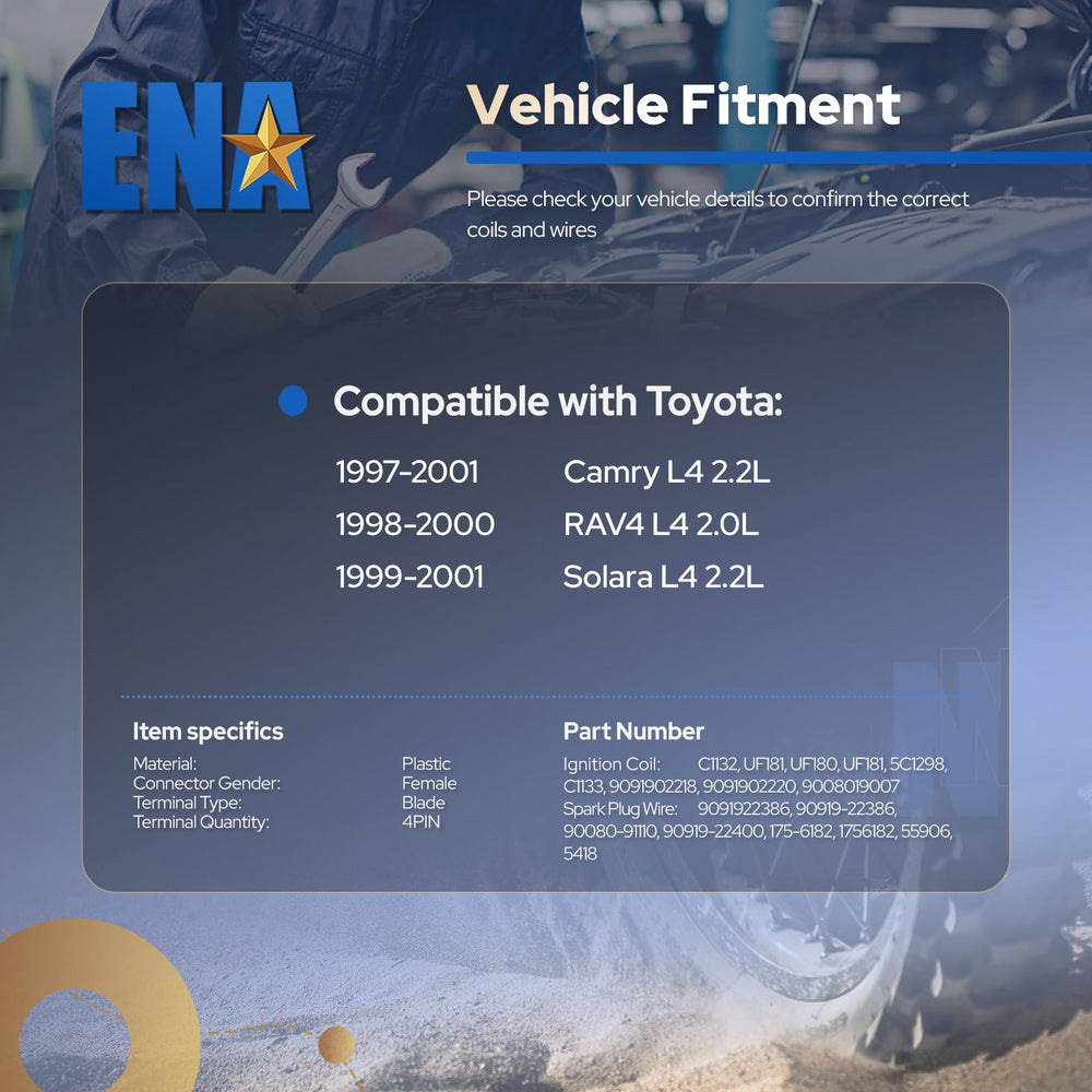 ENA compatibility guide helps verify fit with Toyota vehicles