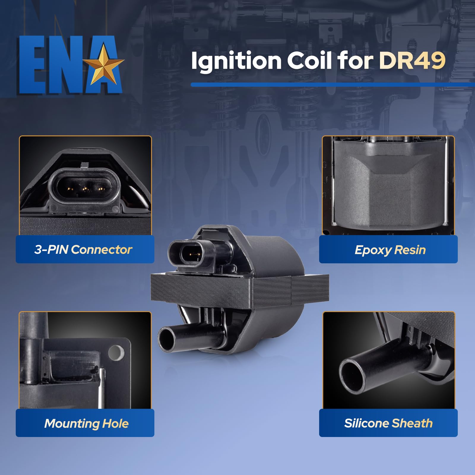 ENA control module with durable wiring connectors