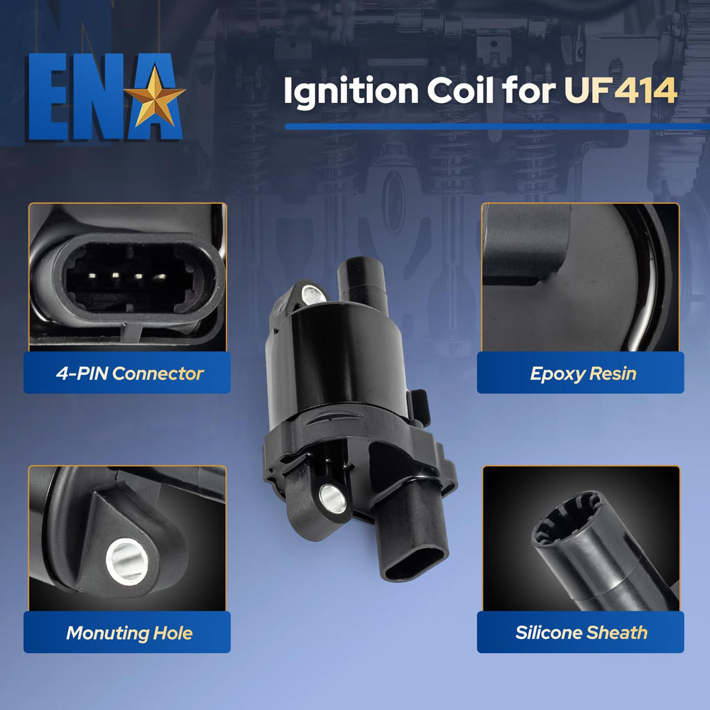 ENA UF414 part numbers closeup for easy cross reference.