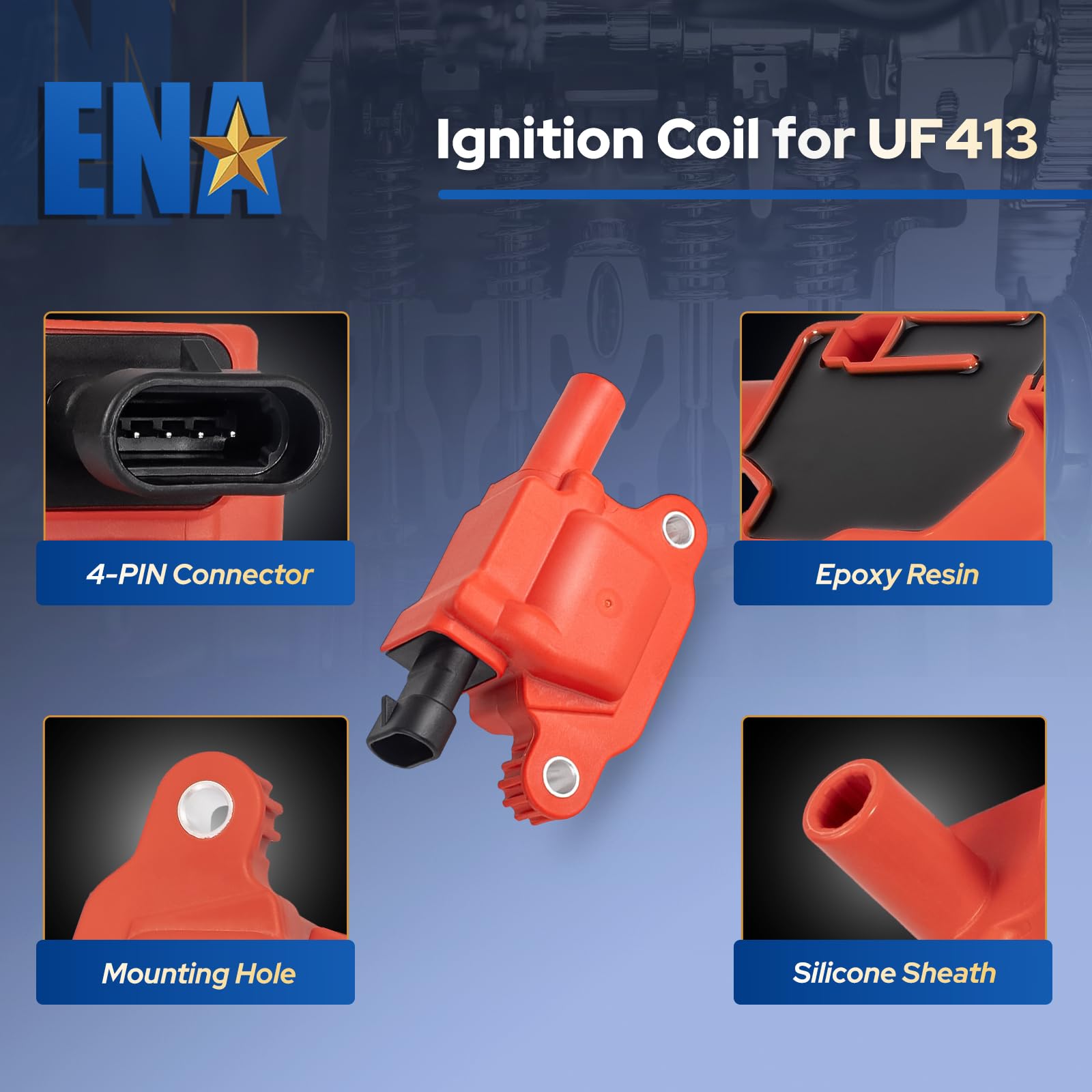 ENA durable coil design with bolt-on mounting