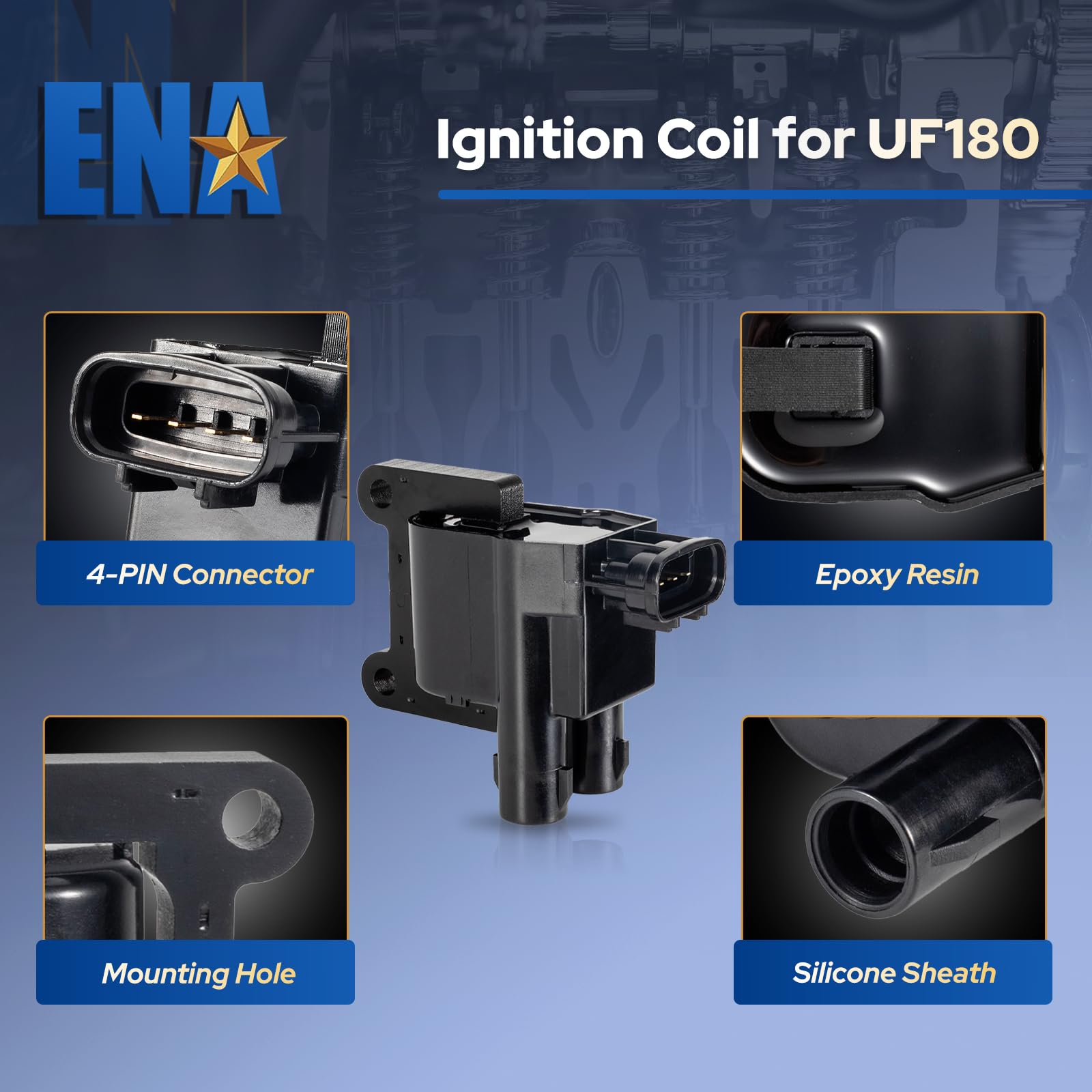 ENA easy-install coil kit ships ready for plug-and-play setup