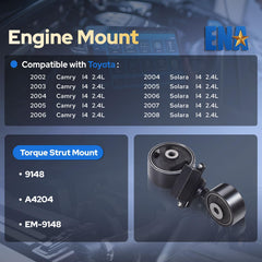 ENA front engine torque strut mount for Solara 2004-2008 enhances stability and alignment