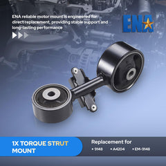 ENA front torque strut mount assembly ensures precise fit and easy installation