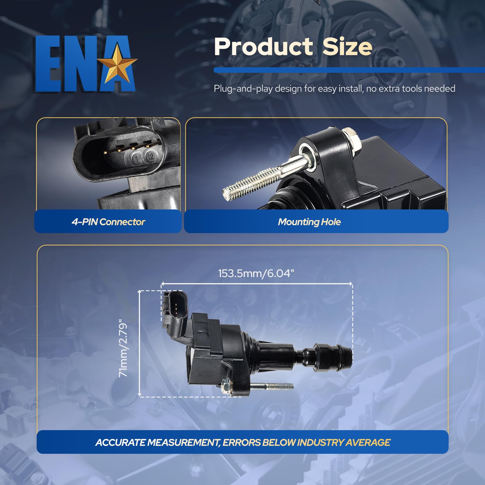 ENA ignition coil assembly instructions graphic guides a DIY install