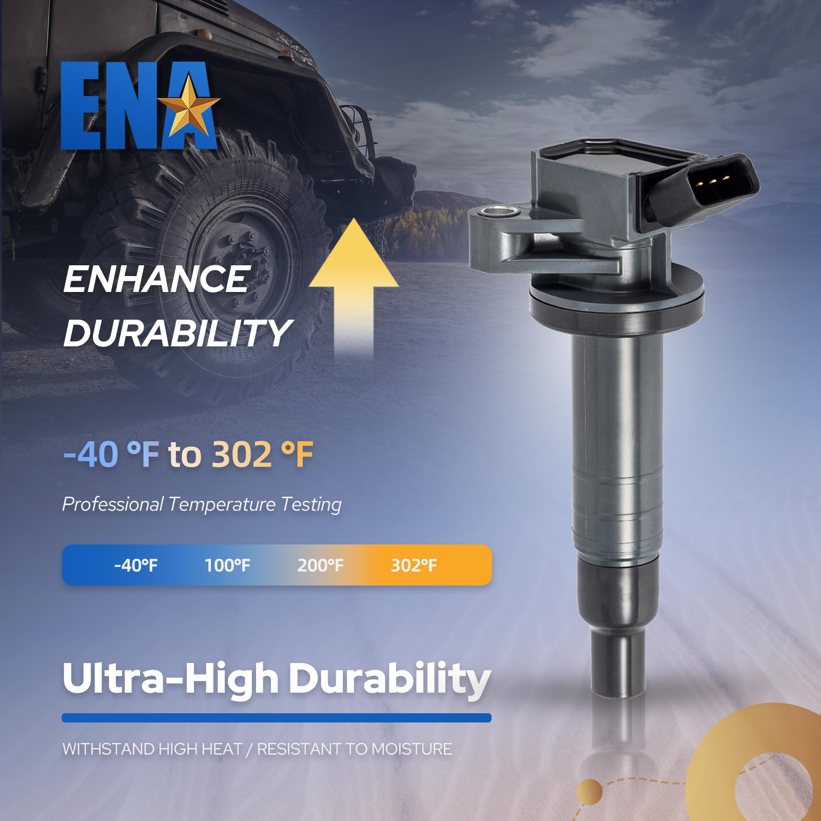 ENA packaging with part numbers for quick verification.