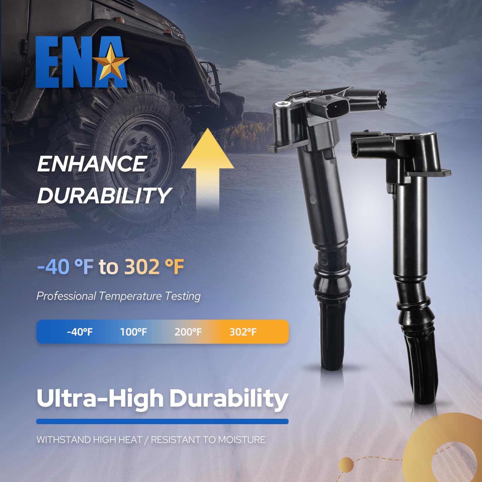 ENA ignition coil pack 6.2L installation ease supports quick, OE-matched upgrades