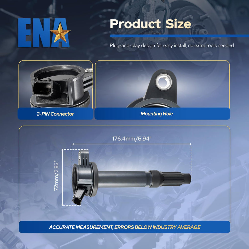 ENA packaging card with warranty information