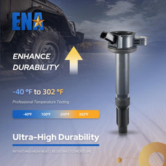 ENA coil pack side view highlighting compact bolt-on design
