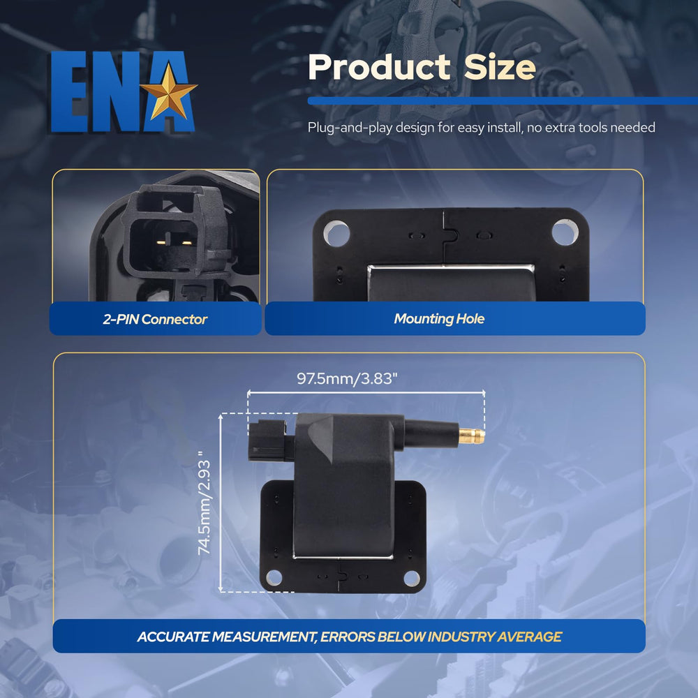 ENA ignition coil pack for Durango 5.9L—smooth ignition and fewer misfires