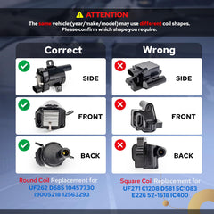 ENA easy-install coil pack demonstrates quick replacement and simple servicing.
