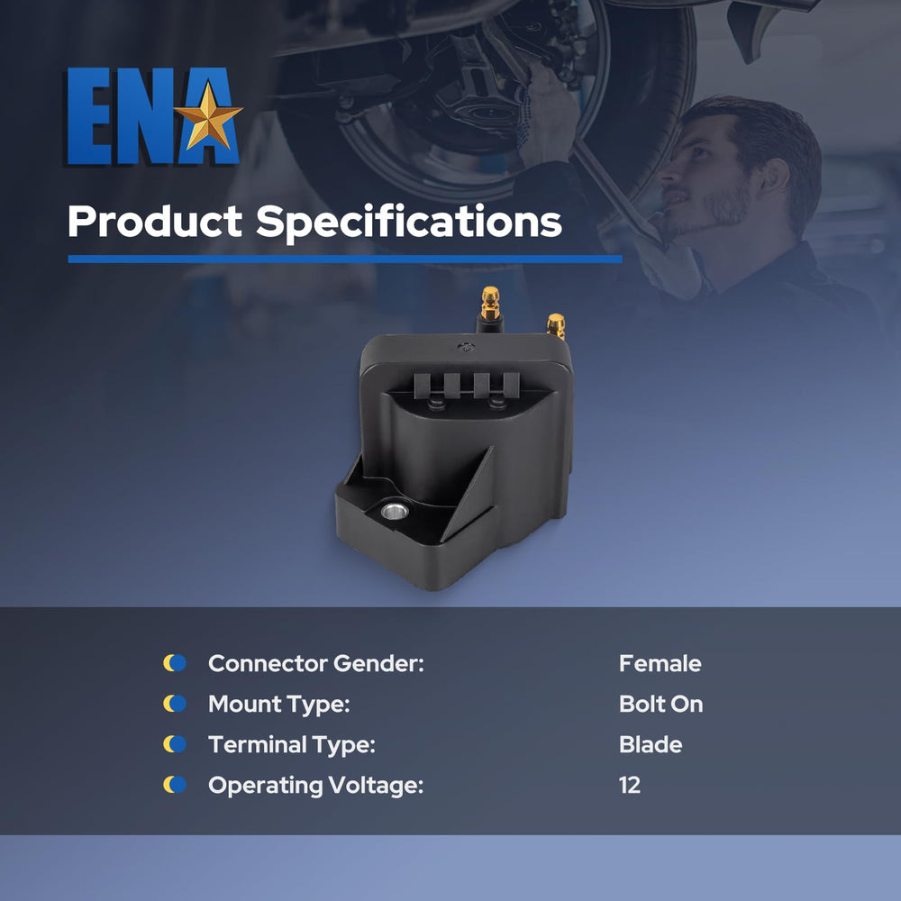 ENA coil pack in engine bay during installation
