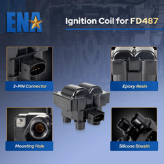 ENA ignition coil pack side angle — highlights broad vehicle compatibility